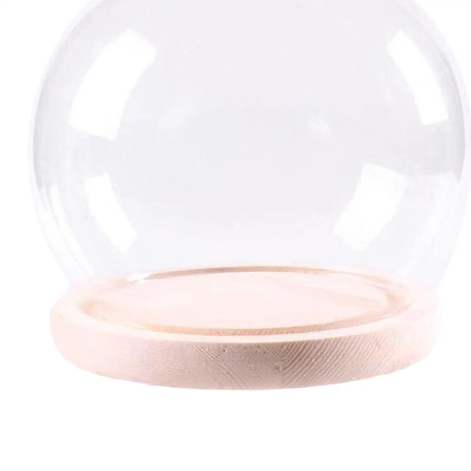 Display Dome with Base DIY Valentine's Day Decoration Dustproof Decorative Jar Tabletop Ornaments Birthday Gifts Display Case