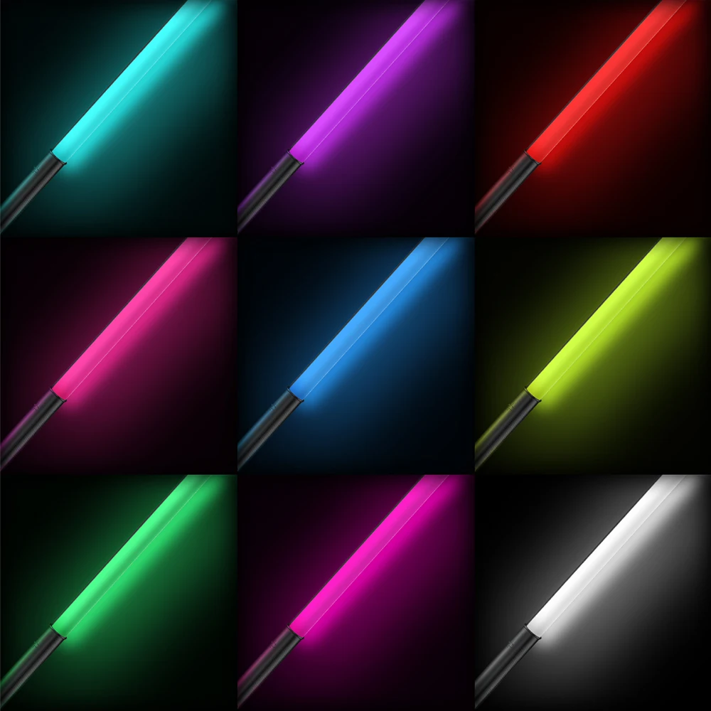 Tolifo-Palo de luz led RGB ST10RGB, varita de fotografía y vídeo de mano con imán