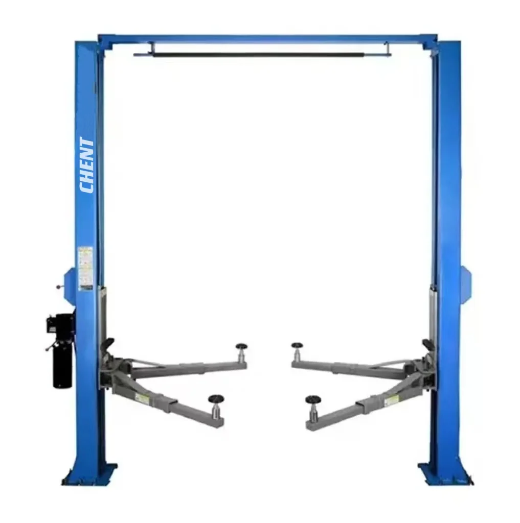 

4/5/7/8 Ton Gantry Car Lift Manual Unlock Hydraulic System Two Post Design Clear Floor Car Lifting Machine