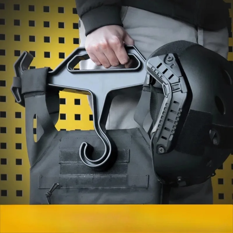 多機能タクティカルベストディスプレイハンガー、厚みのあるミリタリーファンアウトドアハンガー、特大耐荷重タクティカルハンガー