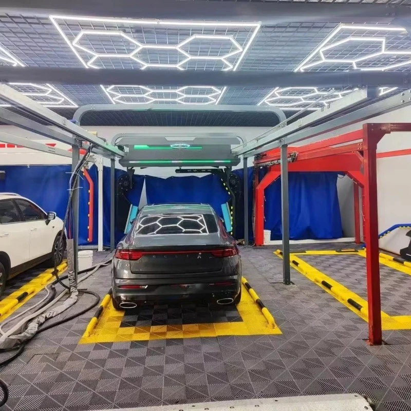 Automatic Car Wash System Adjustable Water Pressure Output Matches Light Dust And Heavy Mud Vehicle Different Cleaning Needs