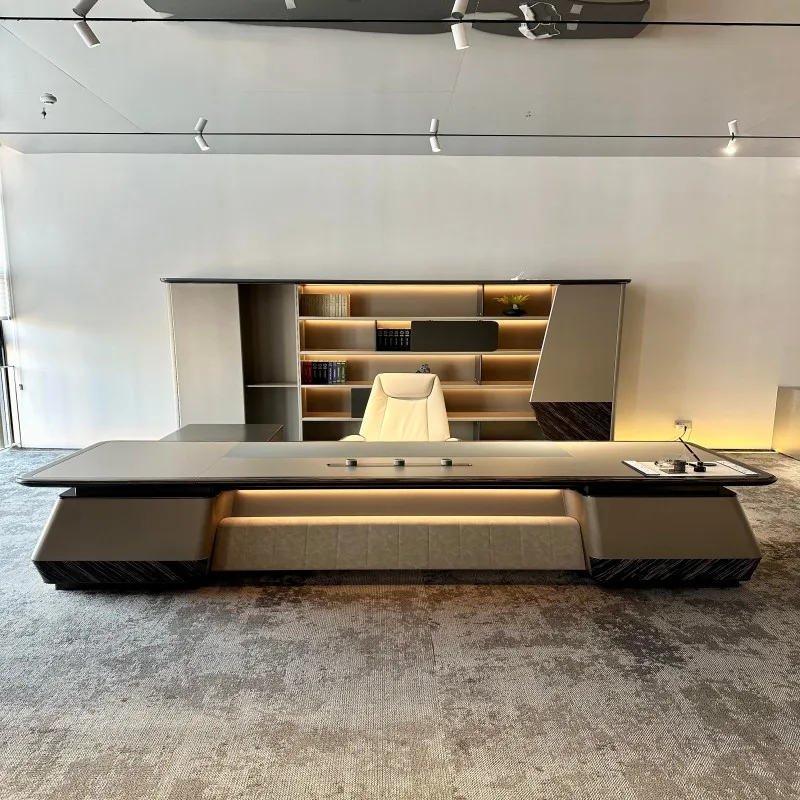 

Asthetic Designer Executive Desk Storage Strong Luxury Modern Office Desks Drawers Cheap Wood Escrivaninha Office Furniture