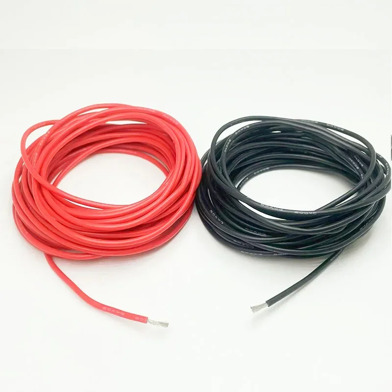 Soft and Flexible 20 Gauge Silicone Connecting Wire 100 Strands of 0.08 mm 20AWG Tinned Copper Wire High Temperature Resistant