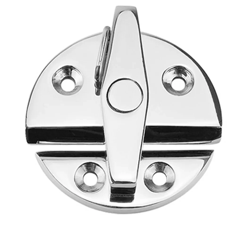 Marine Grade Stainless Steel 316 Boat Door Cabinet Hatch Round Turn Button Twist Catch Latch Marine Hardware Accessories