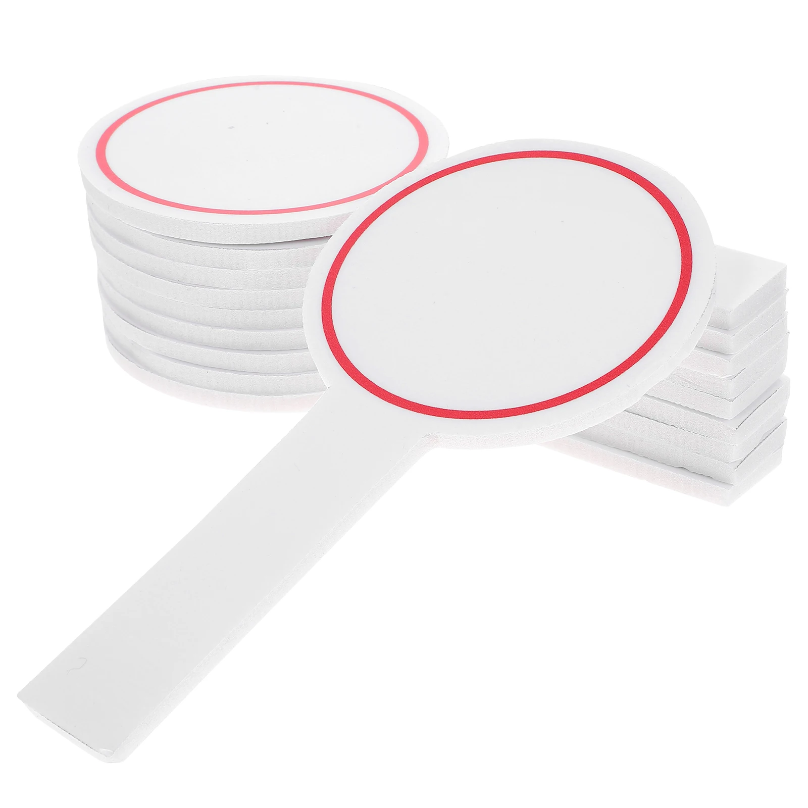 

20 Pcs Blank Writing Board Tiny Dry Erase Handheld Voting Pads Small Mini Boards