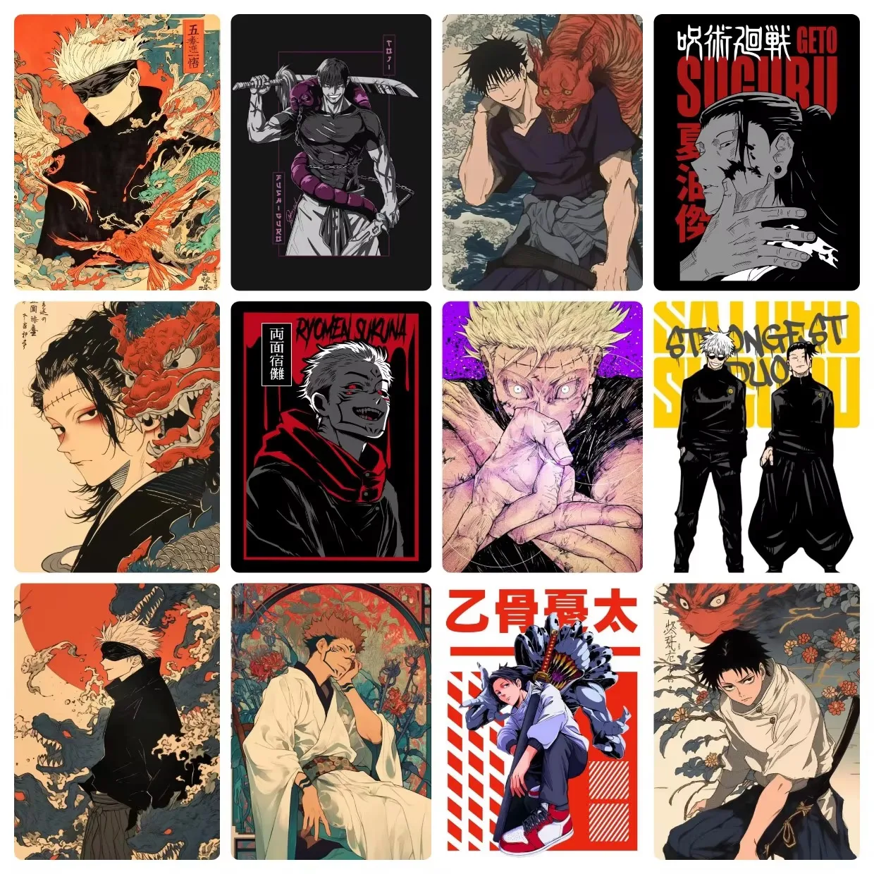 Diamond Painting Retro of Gojo Satoru The Anime Jujutsu Kaisen Mosaic Handmade Artwork Round/Square Diamonds Gift Home Decor