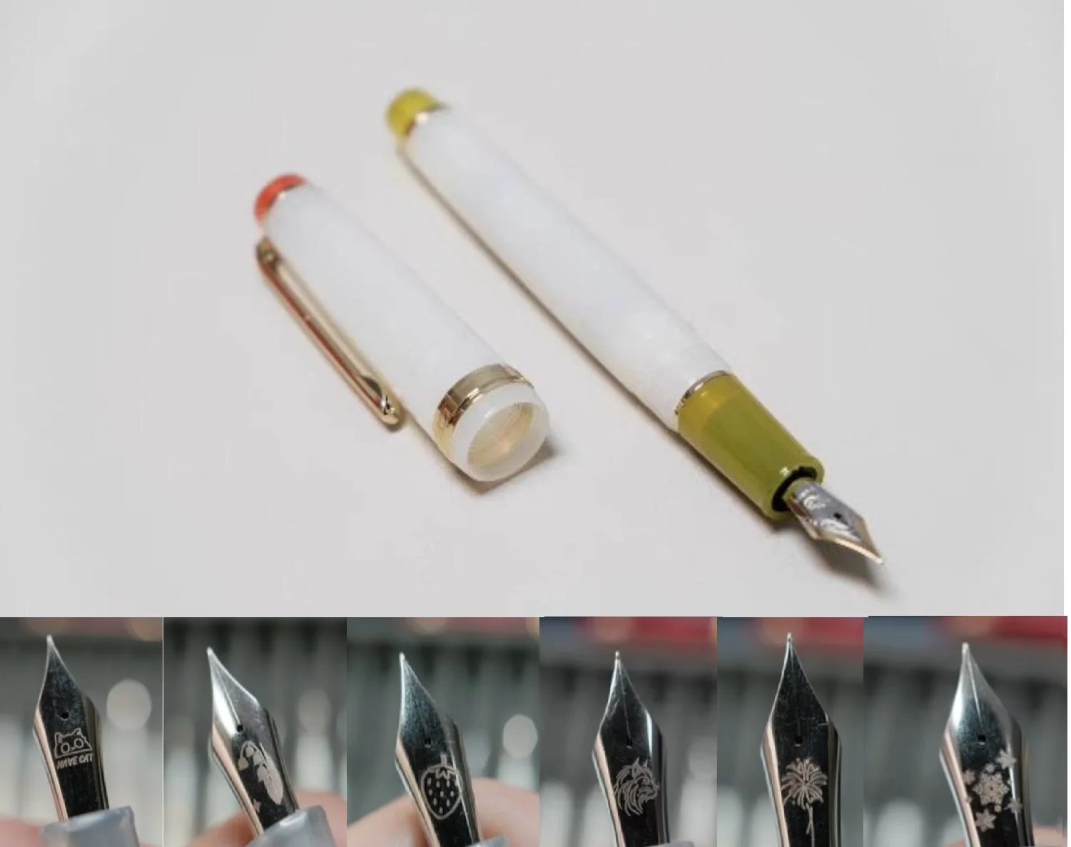 

Customized Nib Cocktail Semitransparent Mini Fountain Pen