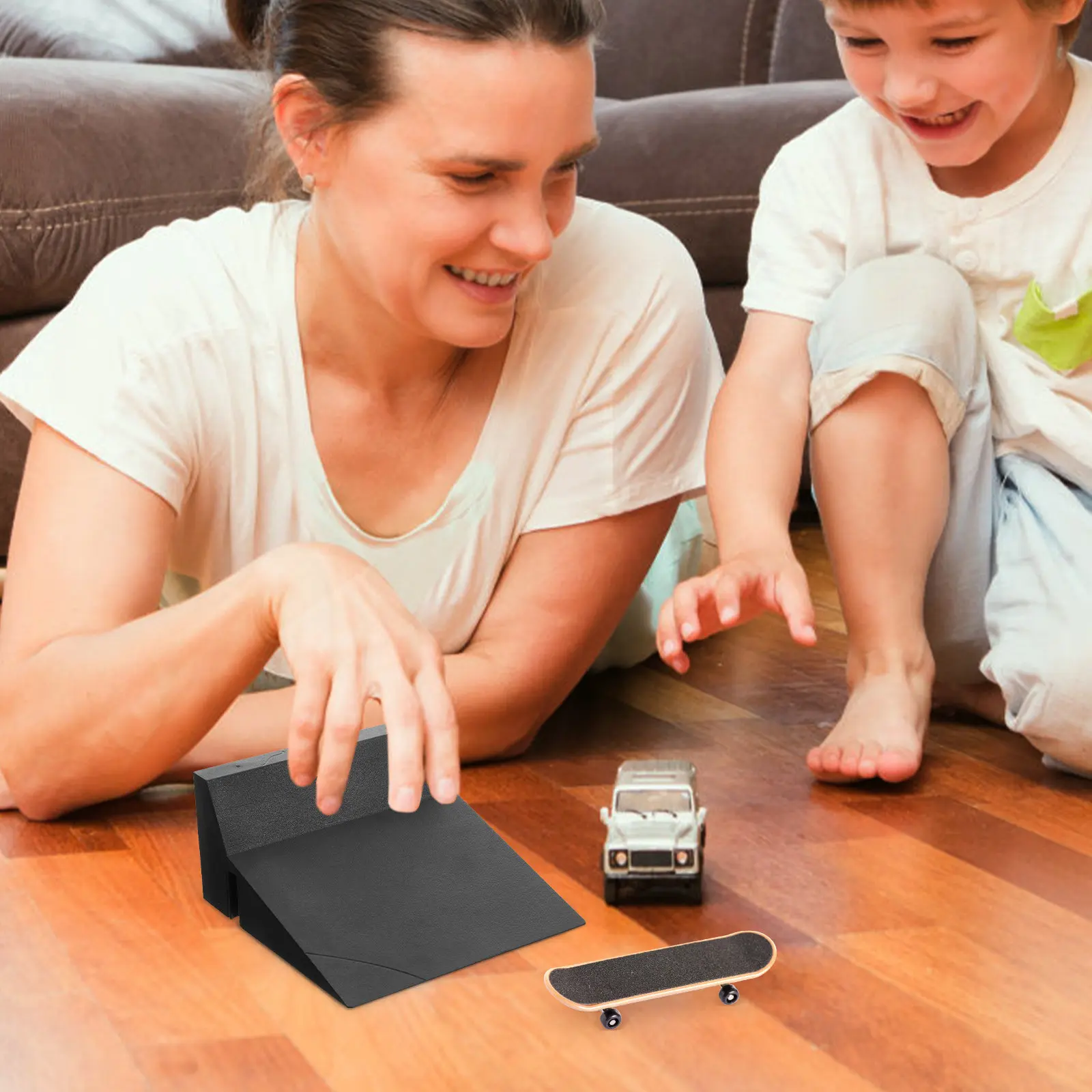 

Plastic Fingerboard Ramps Skateboard with Bowl Corner Panels and Ramps for Finger Sport Coordination Development