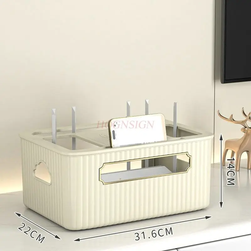 1pcs Wireless WIFI router, set-top box, storage box, desktop optical modem, cable tray, hidden storage rack