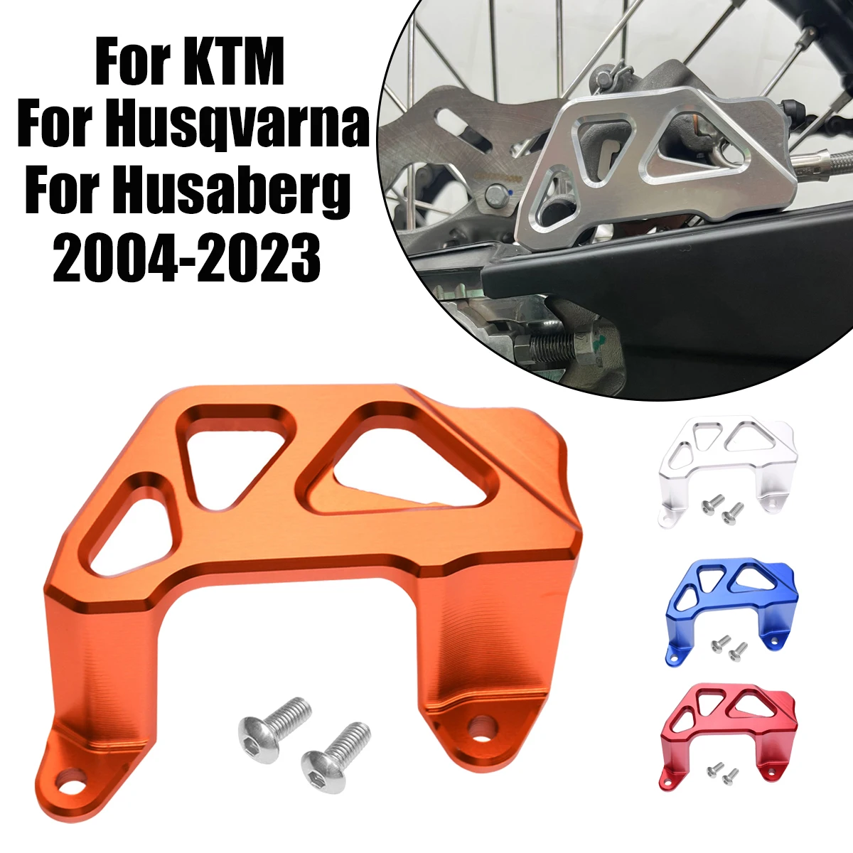 

Rear Caliper Guard Rear Brake Disc Guard Protector Cover For KTM EXC EXCF SX SXF XC XCW XCFW 150 250 300 350 450 500 2004-2023