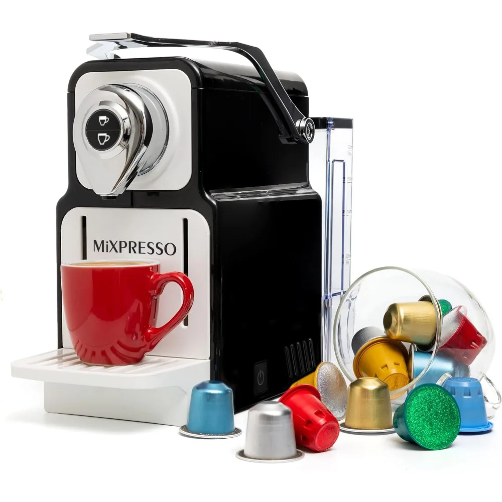 

Аппарат для приготовления эспрессо для капсулы Nespresso, программируемая кофеварка для одного сервиса, для капсул эспрессо, черная кофеварка