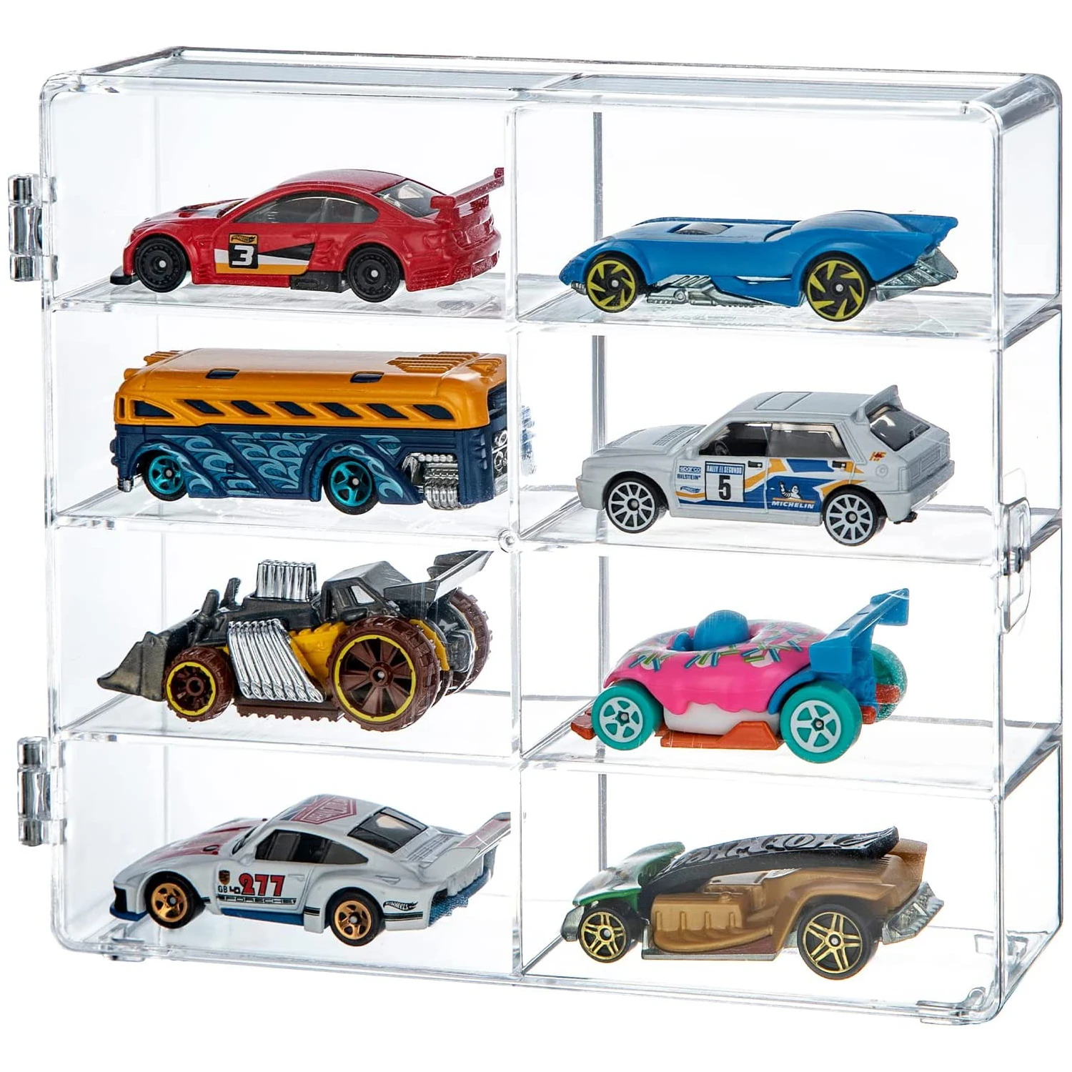 

1/64 Toy Cars Acrylic Display Box Clear Showcase Cabinet Storage Case for Hot Wheels Storage Mini Car Model&Fk Finishing Cabinet