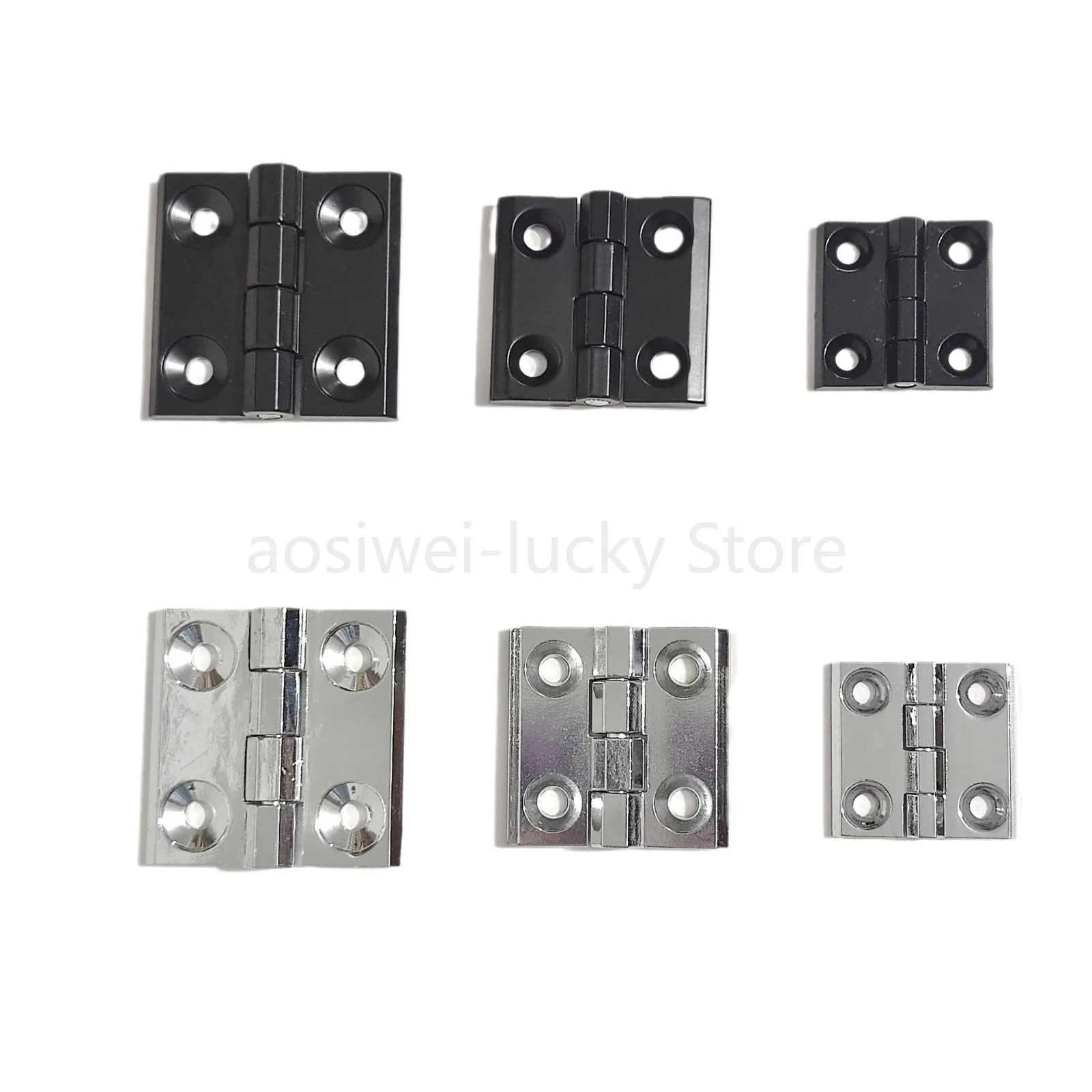 

10pcs 2020 3030 3040 4040 Zinc Alloy Hinge for Aluminum Profile Hinge Door Hinge Connector Black Or Sliver Color