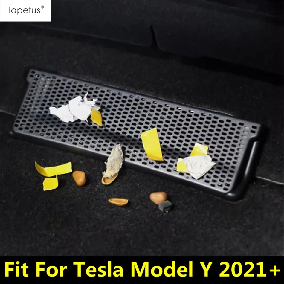 

Car Seat Under Floor AC Air Conditioning Outlet Vent Anti-blocking Protection Dust Cover Accessories For Tesla Model Y 2021 2022