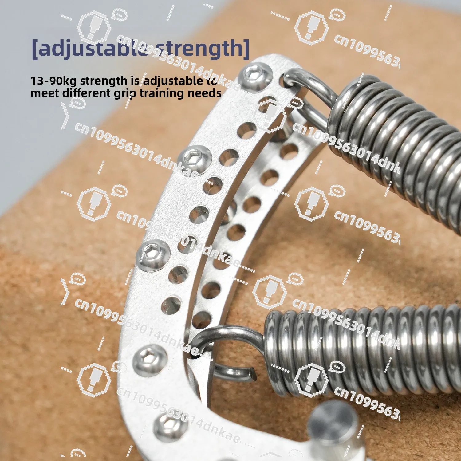 Stainless Steel Grip Adjustable Strength Men and Women Professional Finger Strength Flexible Grip Arm Strength Trainer
