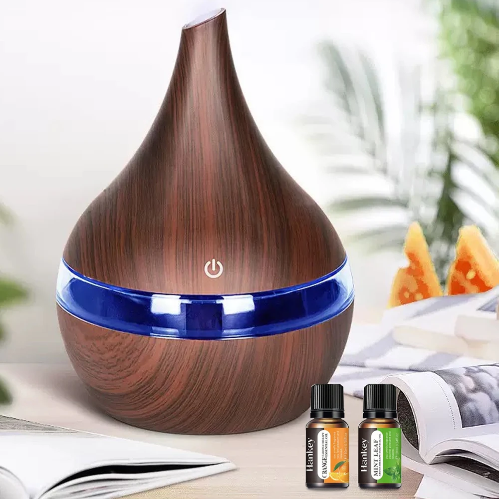 

300ml USB Humidifier & Essential Oil Diffuser Perfect for Relaxation at Home, Work or On the Go (Includes Oils)