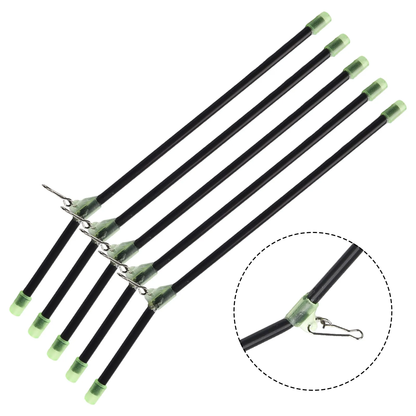 5 stücke Meer Angeln Anti-Tangle Feeder Boom Leuchtende Anti Tangle Europäischen Stil Angeln Balance Stecker Schwarz Kunststoff