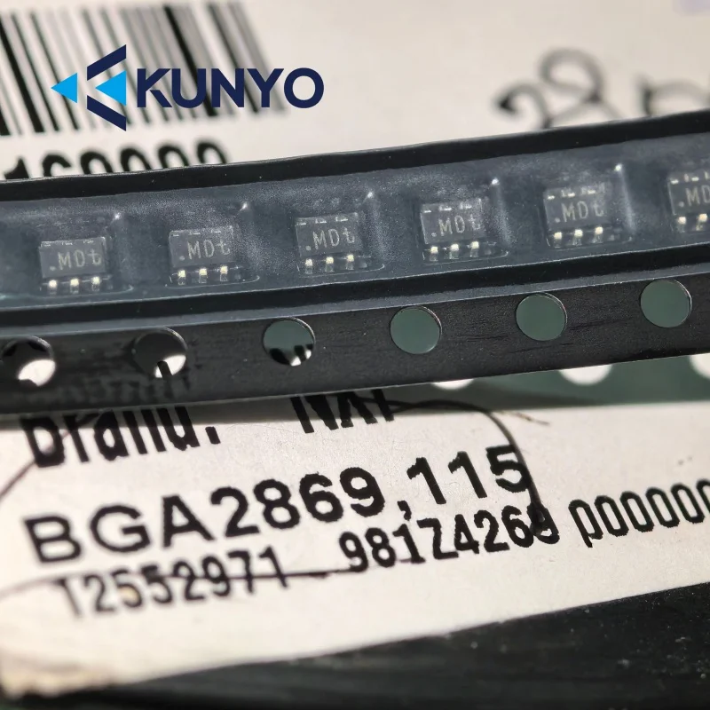 (5piece) BGA2869 package SOT-363 silk-screened MDt* RF microwave   Brand new original genuine chip