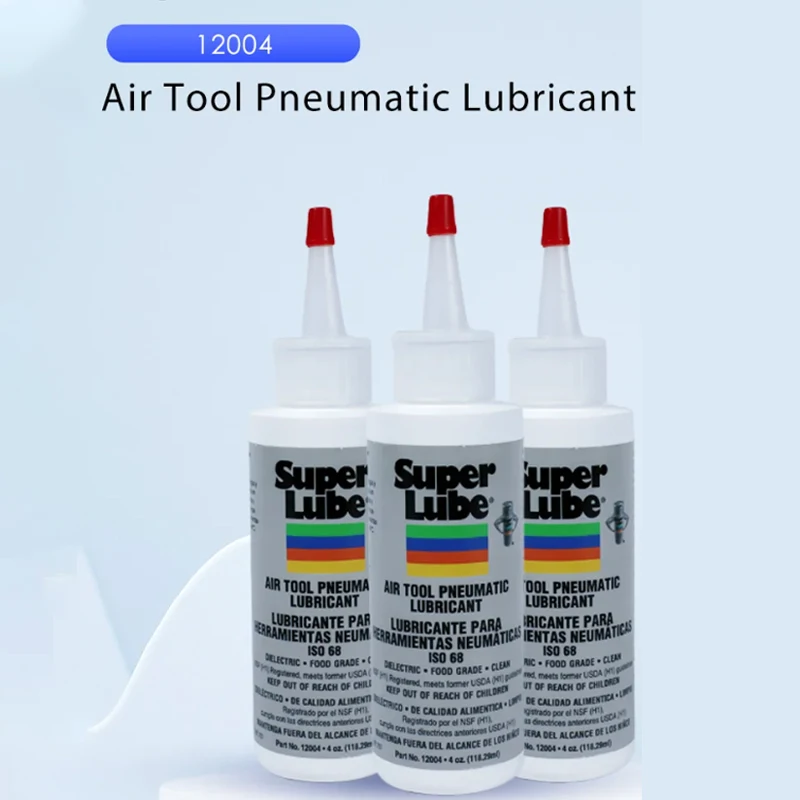 

118ml 12004 Original Super Lube Air Tool Pneumatic Lubricant NSF Certified Food Grade Lubricant Translucent