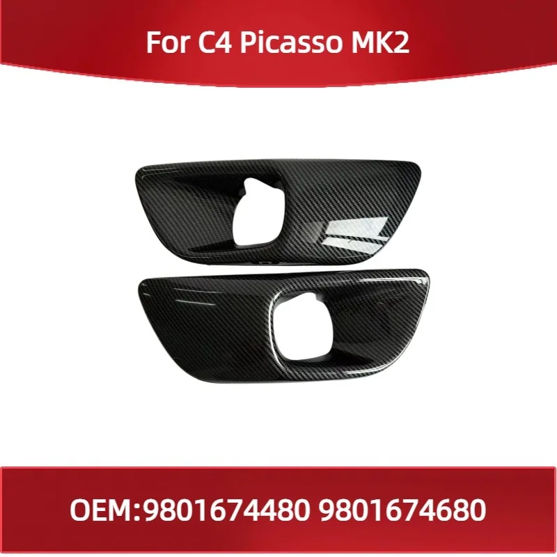 9801674480 9801674680 Для Citroen C4 Picasso MK2 7-местный: накладка, решетка, рамка, крышка, окантовка, кожух для переднего бампера и противотуманной фары