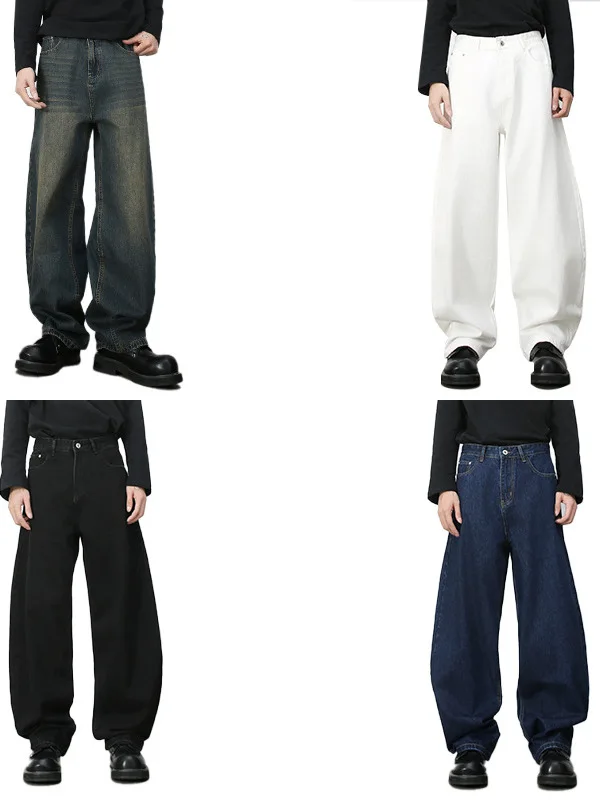 

Cleanfit You Good Wide Leg 3D Waed Jeans New Street Sle Autumn 2025 Jeans Casual Loose Straight Cut Old Faioned
