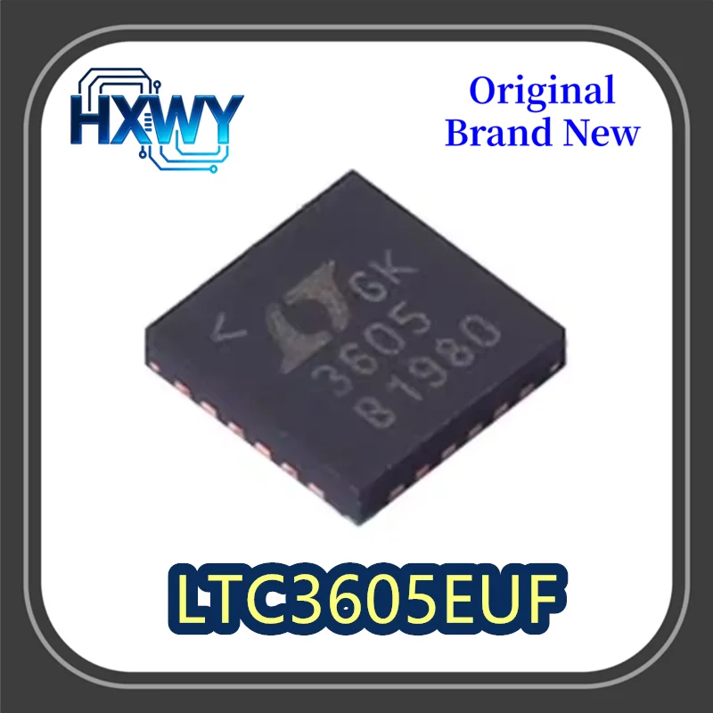 

(2/20 pieces) LTC3605EUF LTC3605 silkscreened 3605 switch synchronous buck regulator chip IC, brand new and original.