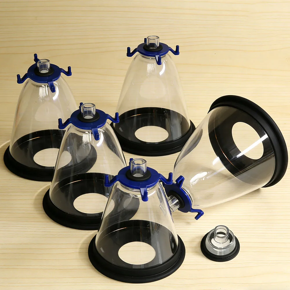 OSCAT 6 Pcs Dog Cat Anesthesia Mask Set Veterinary Anesthesia Masks Animal Surgery Gas Mask Pet Medical Equipment For Vet Clinic