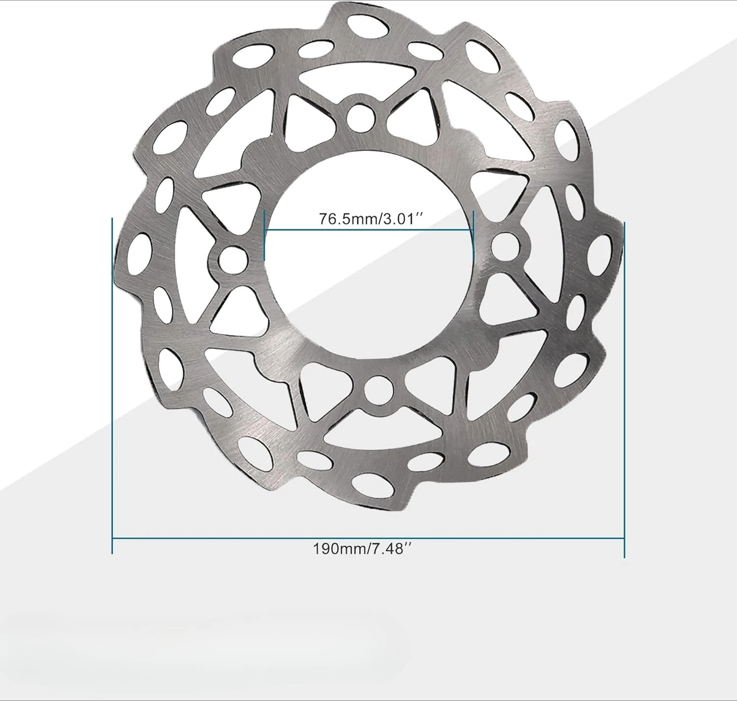 190mm Disc Brake Plate Replacement for 110cc 125cc Apollo Dirt Pit Bike