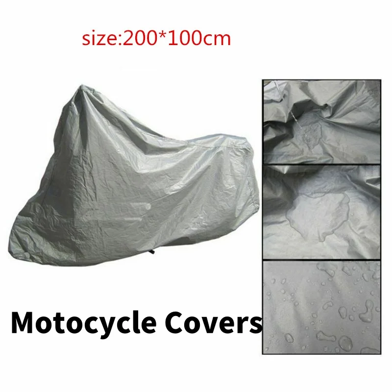 Copertura protettiva per moto protezione solare antipioggia impermeabile copertura per moto copertura PEVA 200*100cm coperture per la protezione dagli agenti atmosferici