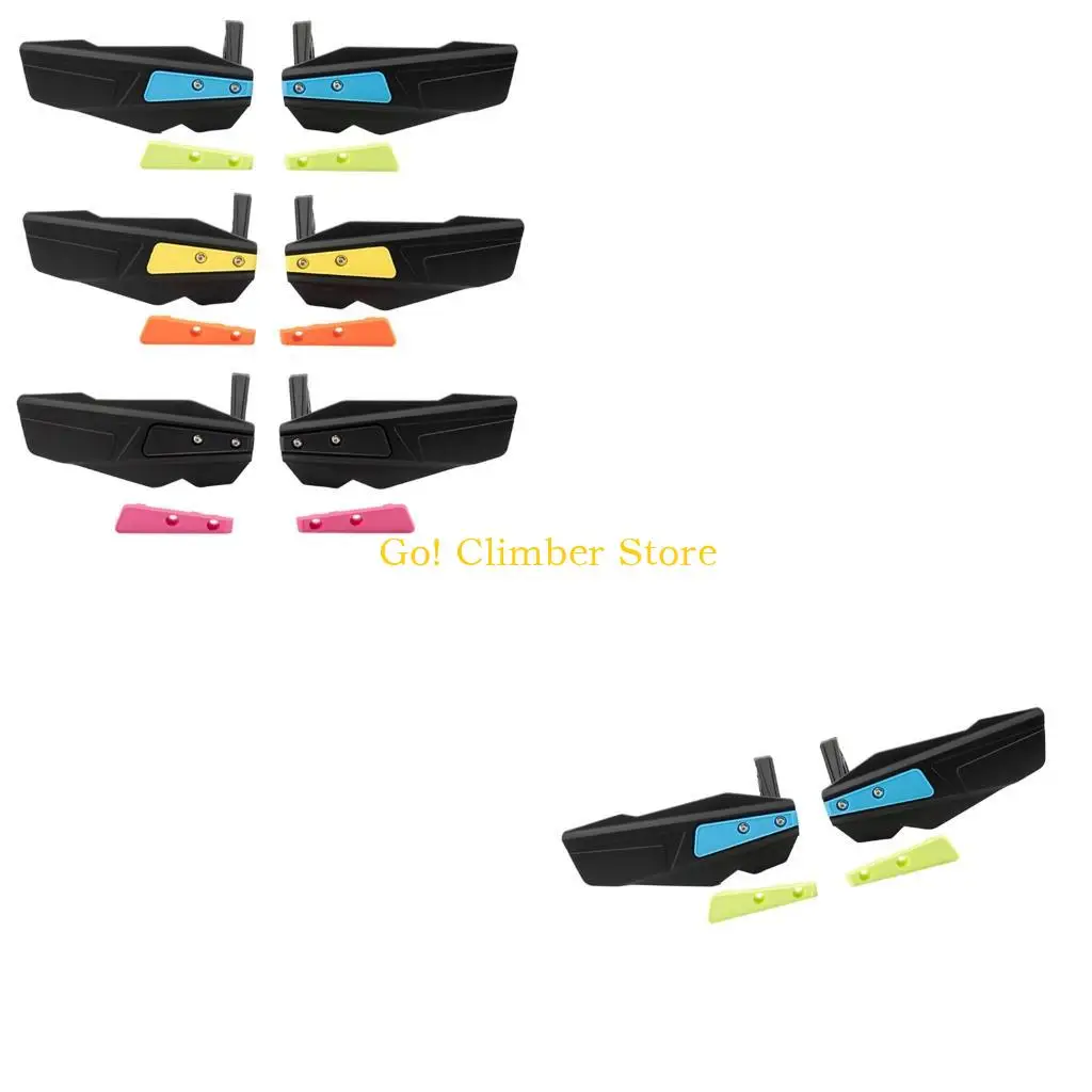 Q84C Mountain Bike Hand Guards Pair with Bar Mount for Trail Terrain Bike Handguards