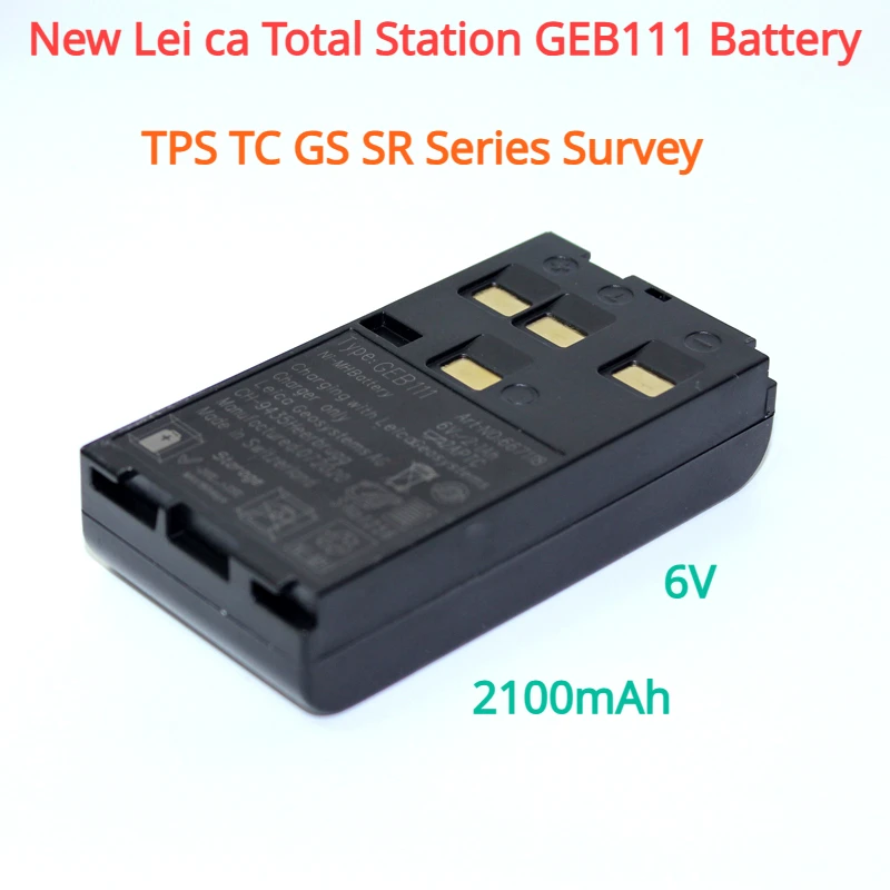 

Battery TPS TC GS SR Series Survey 6V 2100mAh New Lei ca Total Station GEB111