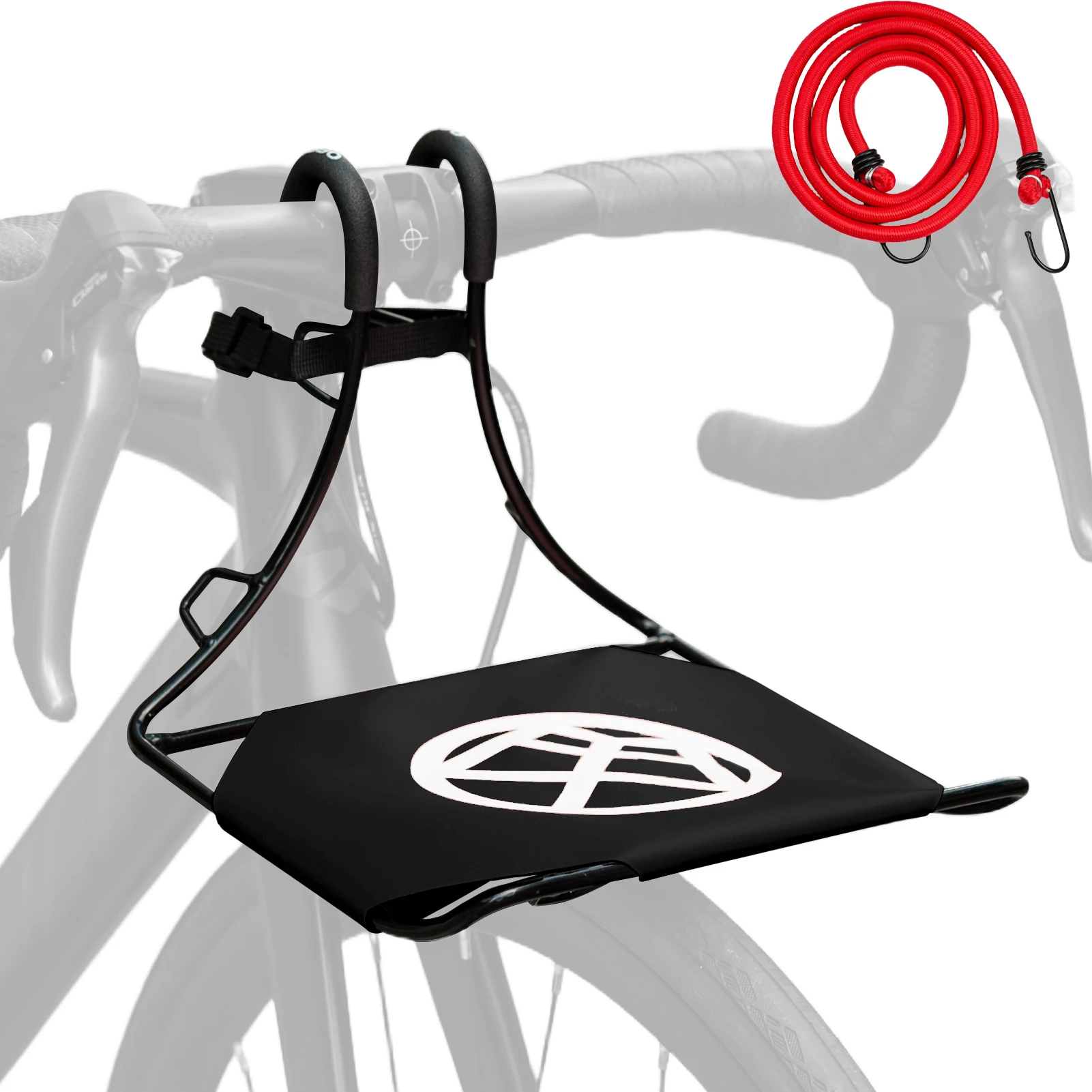 OFFBONGAGE Fahrrad-Frontträger, Träger, Packtaschen, Tasche, Gepäck, Regalhalterung, Kofferraum, MTB, Fahrradträger, 10 kg Tragfähigkeit