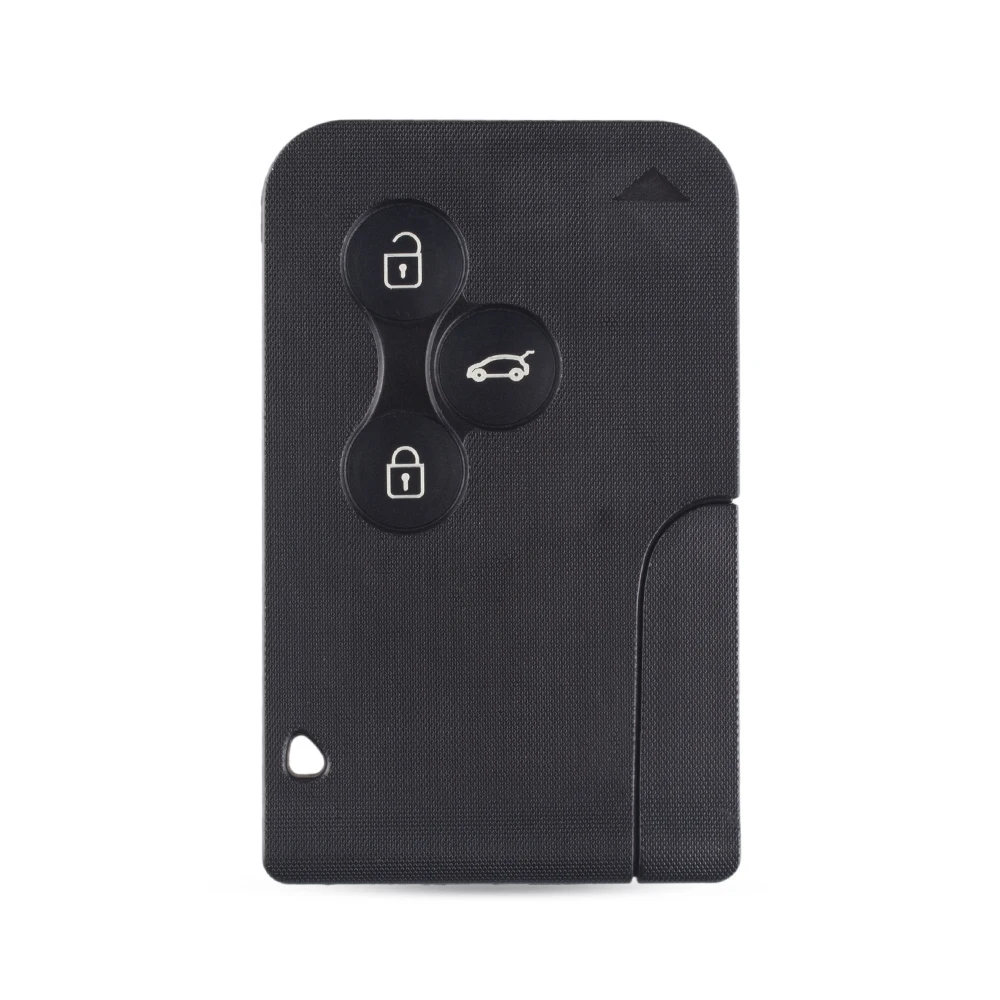 KEYYOU Remote-Smart Card Schlüssel Fall Für Renault Laguna Clio Koleos Schlüssel Shell Smart Karte 2/3/4 Taste Mit Einsatz Kleine schlüssel Klinge