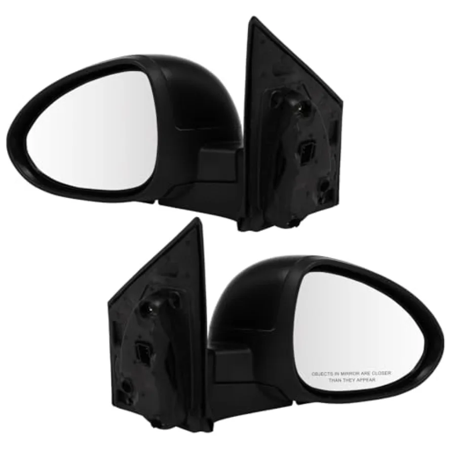 

Left and Right Side View Mirrors Fit for 2013-2014 Chevy Sonic Black Power Heated PTM GM1320535 GM1321535