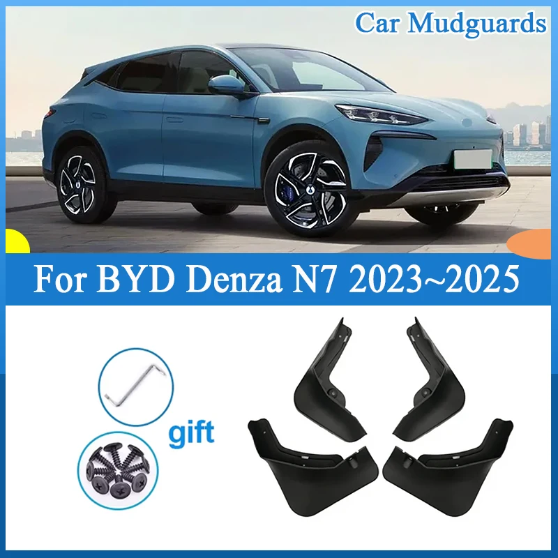 

Car Fenders for BYD Denza N7 2023 2024 2025 Mud Flaps Parts Guard Splash Flap Mudguards Splash-proof Mudflaps Auto Accessories