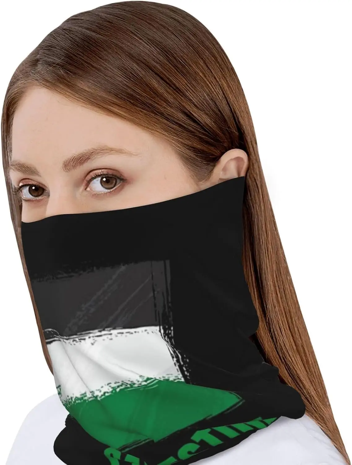 Palestine Flag Multifunction Beanie Hat Winter Warm Knit Skull Cap for Men Women Palestinian Winter Hats view 4