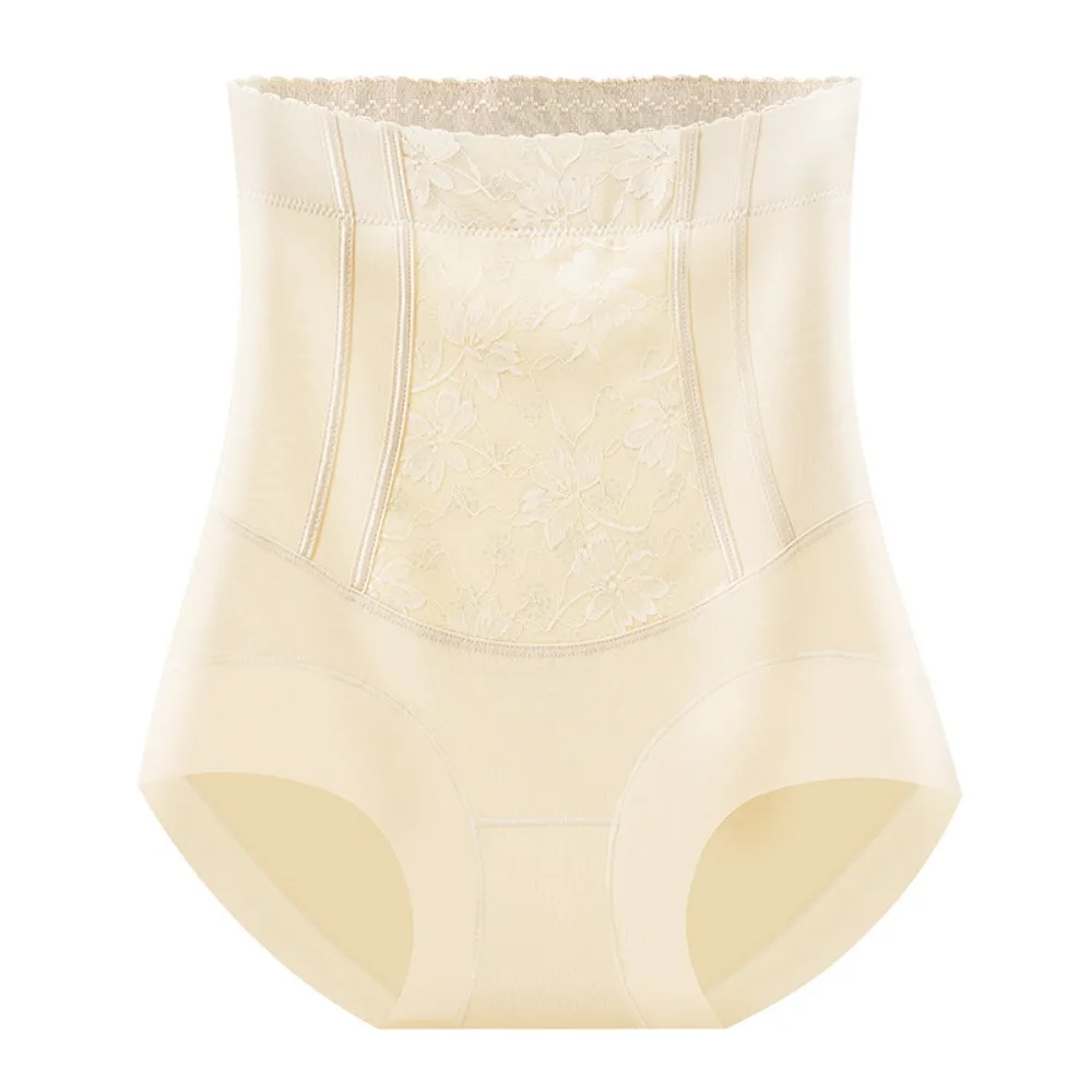 

High Waist Postpartum Body Shaper Shapewear Panties Butt Lifter Briefs Belly Contracting Lace Flower Tummy Control Underwear