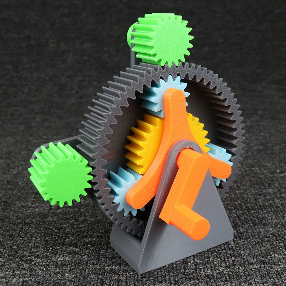 

Planetary gear set model Reducer mechanical structure sun gear Planetary shelf STEM toys 3D printing Teaching Kit gear drive