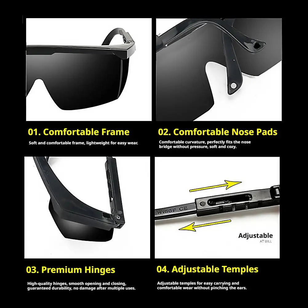 Gafas para Eclipse Solar, Lentes de Protección para Ver el Sol Directamente, Gafas para Ver el Eclipse Solar Total, Lentes de Protección para Adultos o Niños