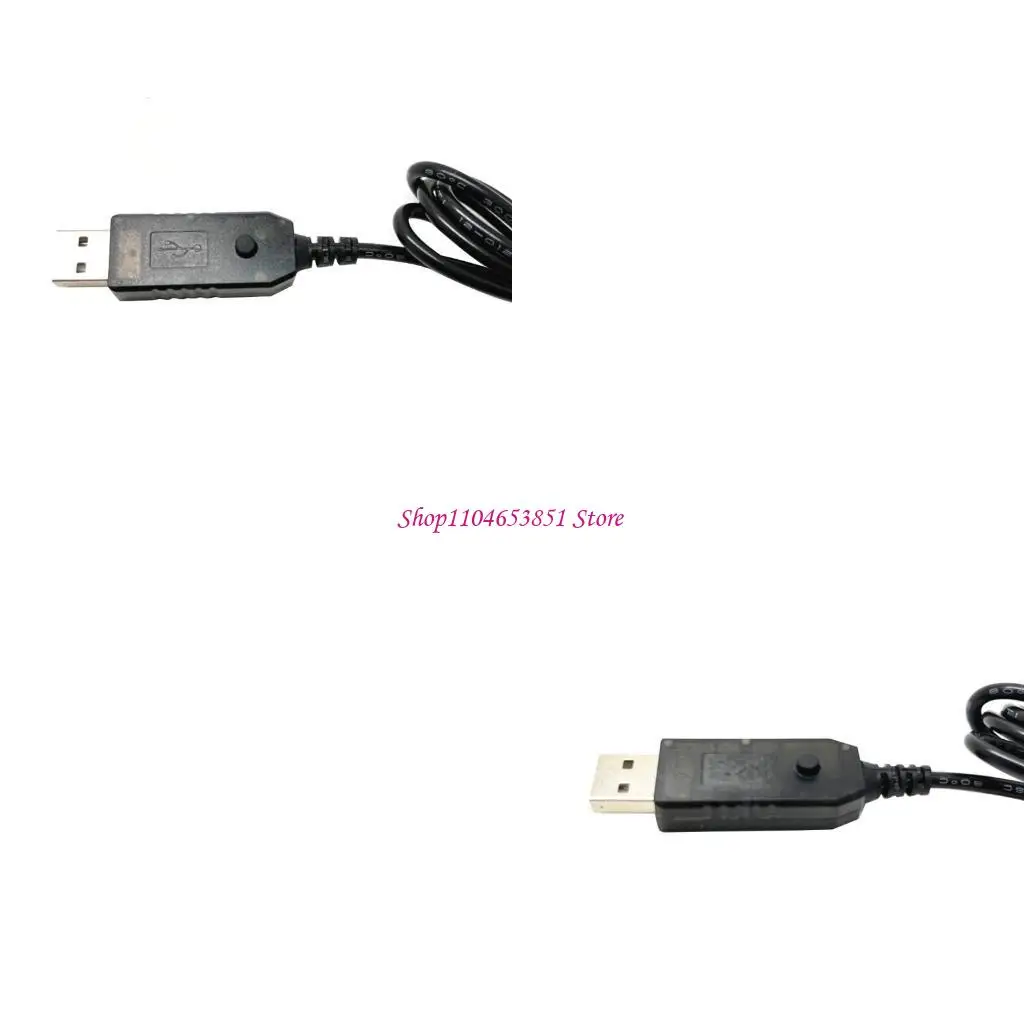 USB Boost Converter Cable 5V to 9V 12V Adjustment Voltages Led Display Power Regulator with Swich Booster Line