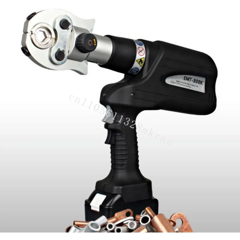 أداة العقص الهيدروليكية الجديدة التي تعمل بالبطارية EMT-300K آلة العقص اليدوية البسيطة #4