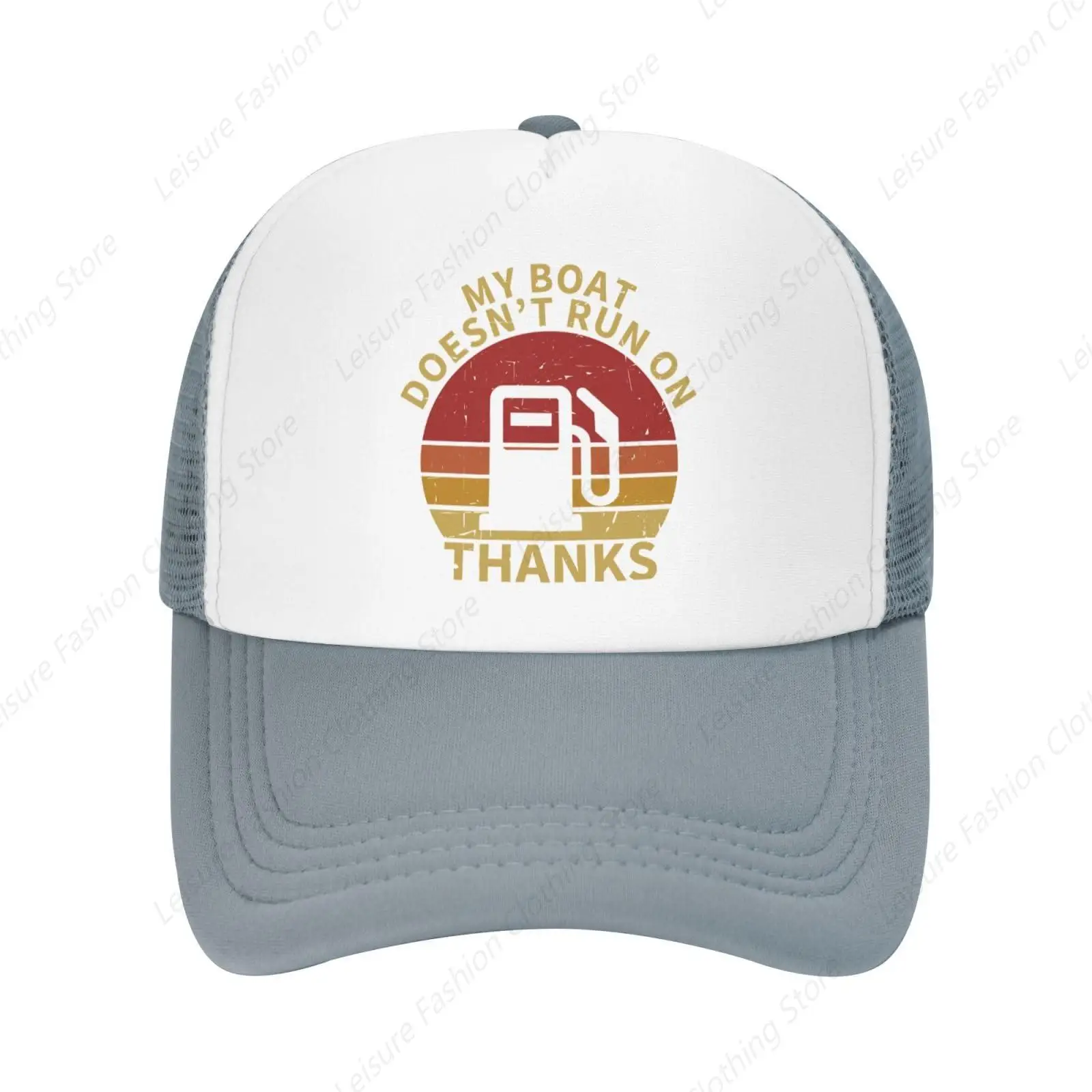 Trucker Hat for Golf Hats My Boat Doesn't Run On Thanks Gym