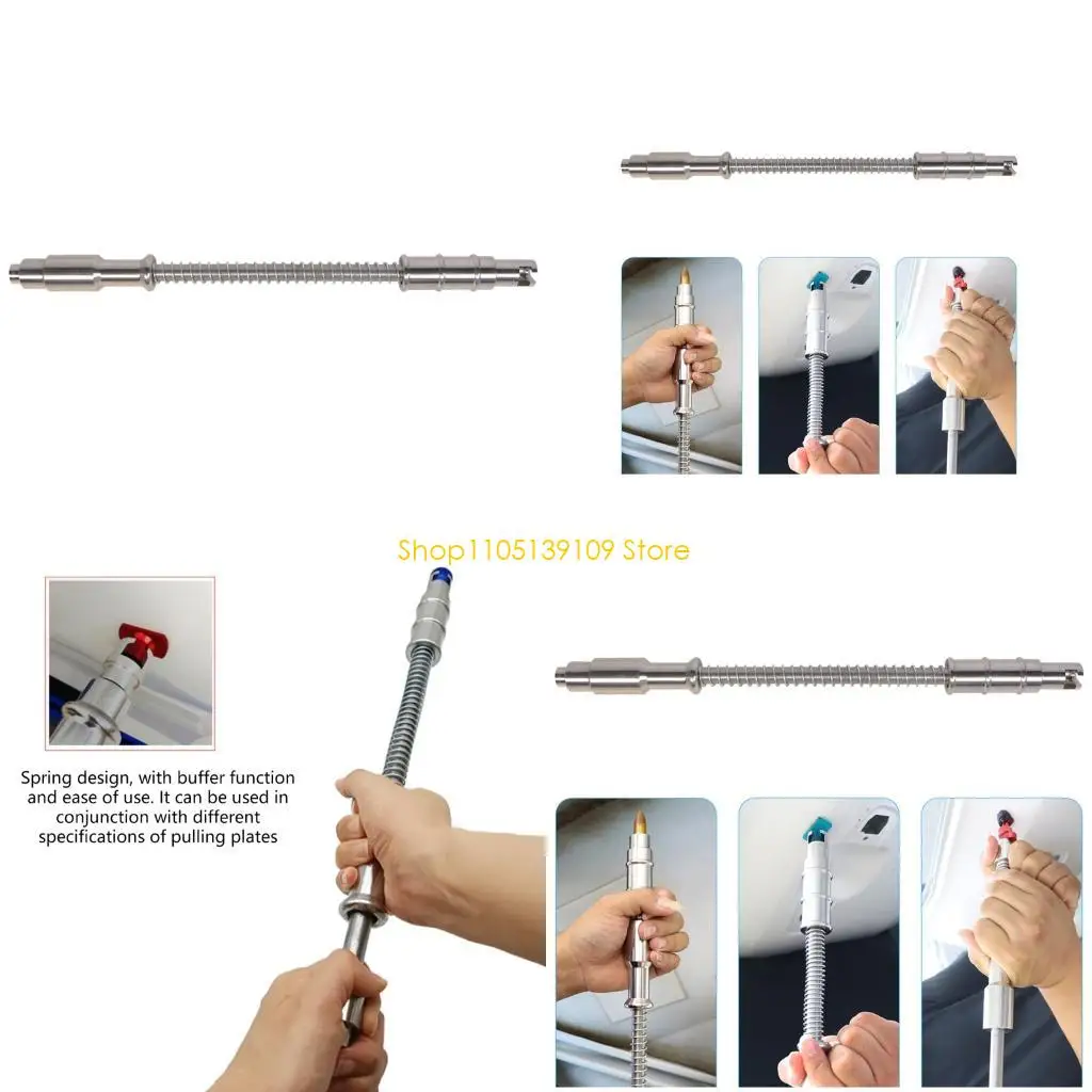 Spring Loaded Dents Repair Hammer Car Pit Remover Stainless Steel Auto Body Dents Repair Puller Dents Repair Tool