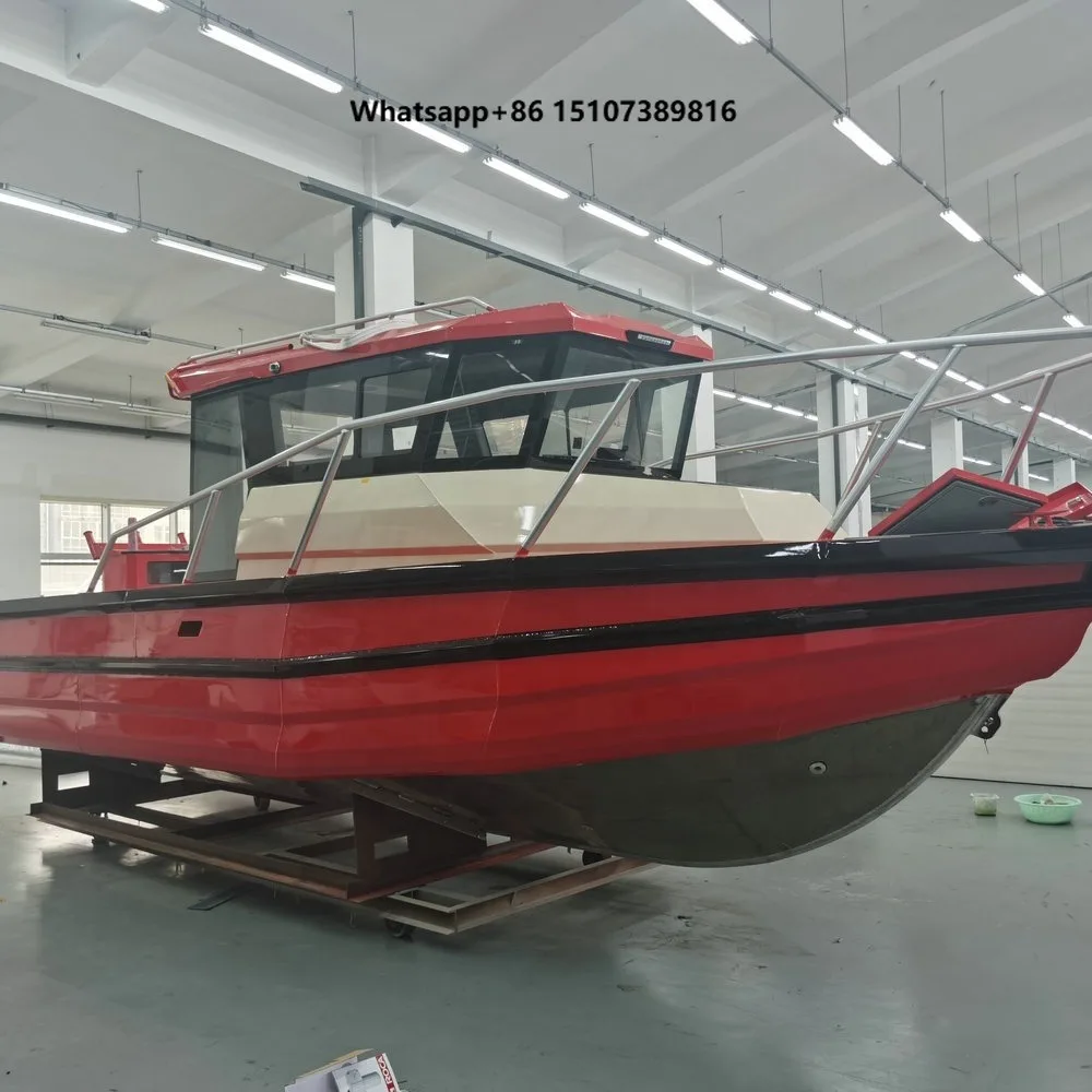 Welded Aluminum Tourist Boat Fishing Boat Aluminum Small Yacht  Bote De Pesca