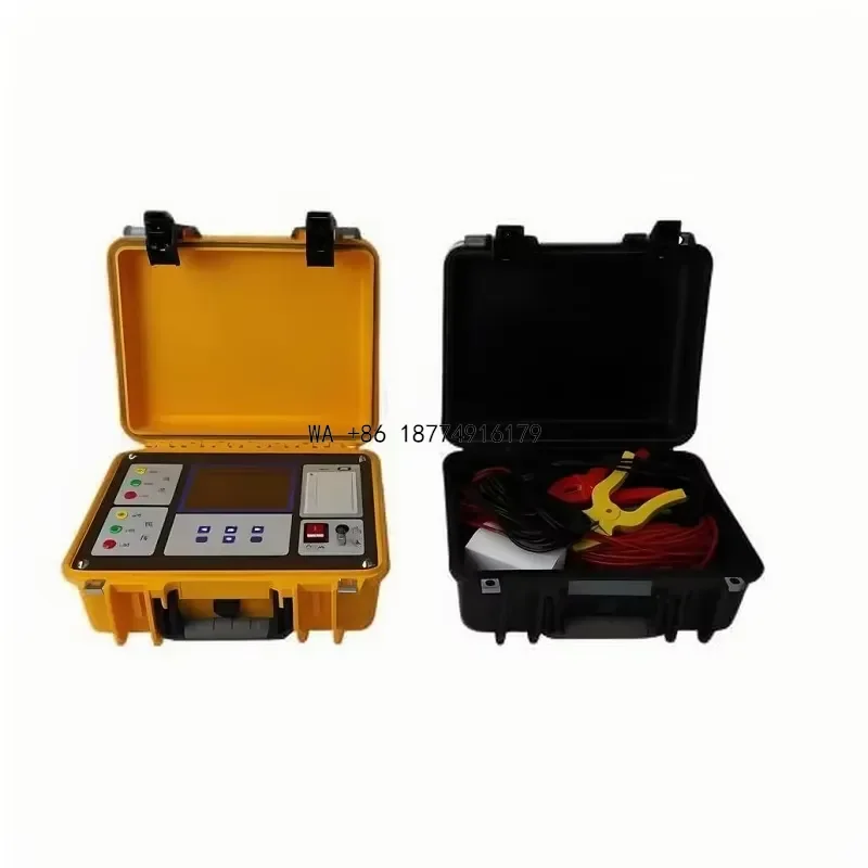 wmwmnu Portable High Accuracy TTR Automatic Transformer Turns Ratio Tester with 5.6-Inch Touch LCD and IP65 Protection