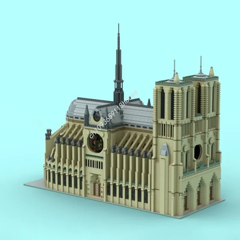 14620 pièces MOC Notre Dame De Paris créateur modèle blocs De construction Architecture bricolage éducation jouet brique cadeau De noël enfants anniversaire