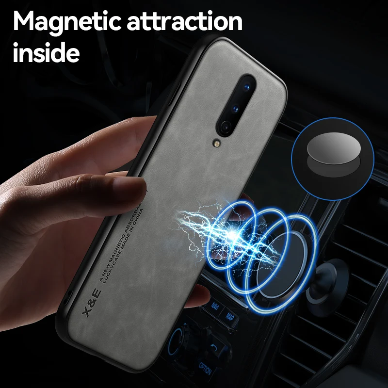 

Luxury Magnetic Leather Case For OnePlus 9Pro 8Pro 8T 7TPro High Elastic TPU Phone Case For OnePlus Nord Shockproof,Anti-fall