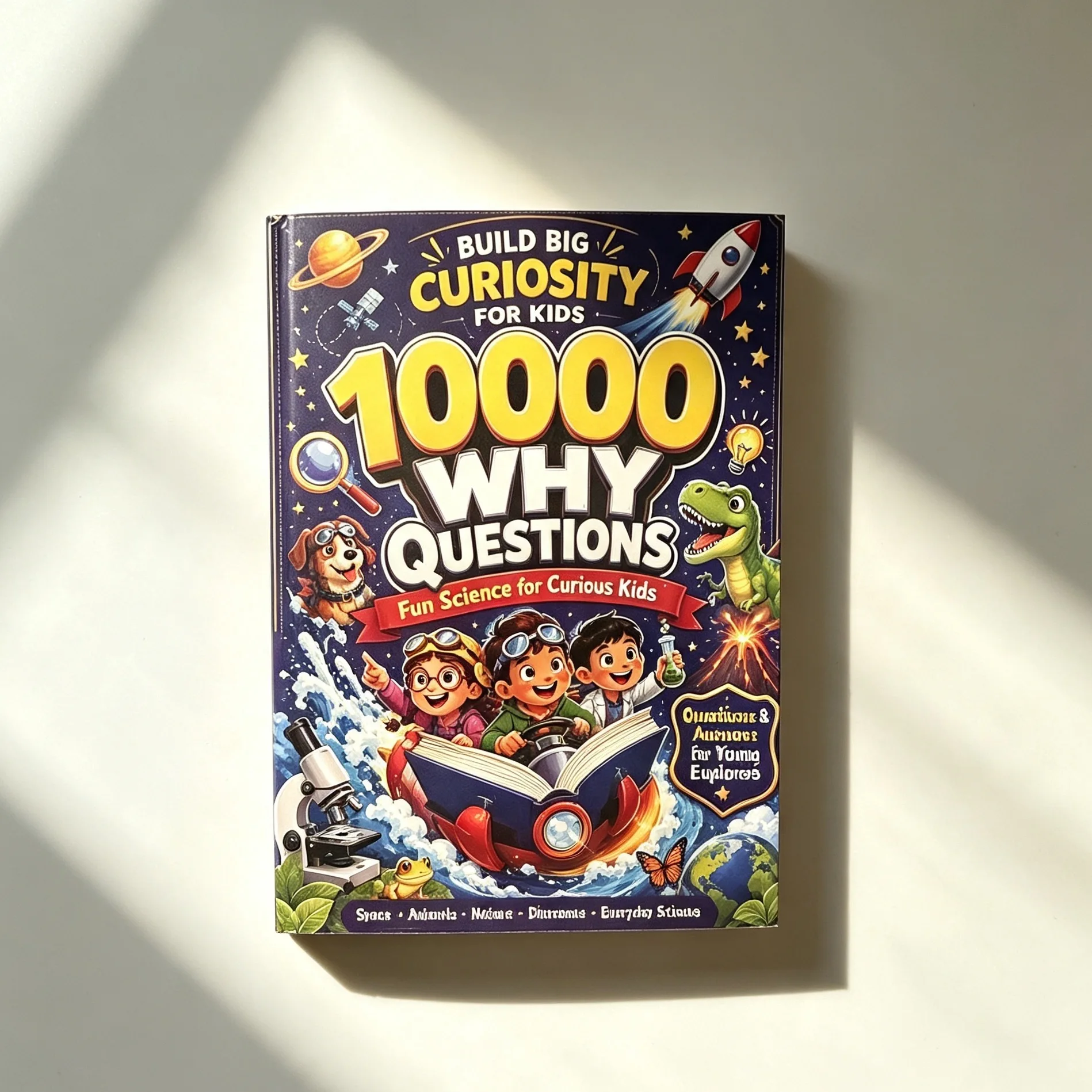 Kids Education Questions - 10000 Pytań Dla Dzieci: Książka Naukowa