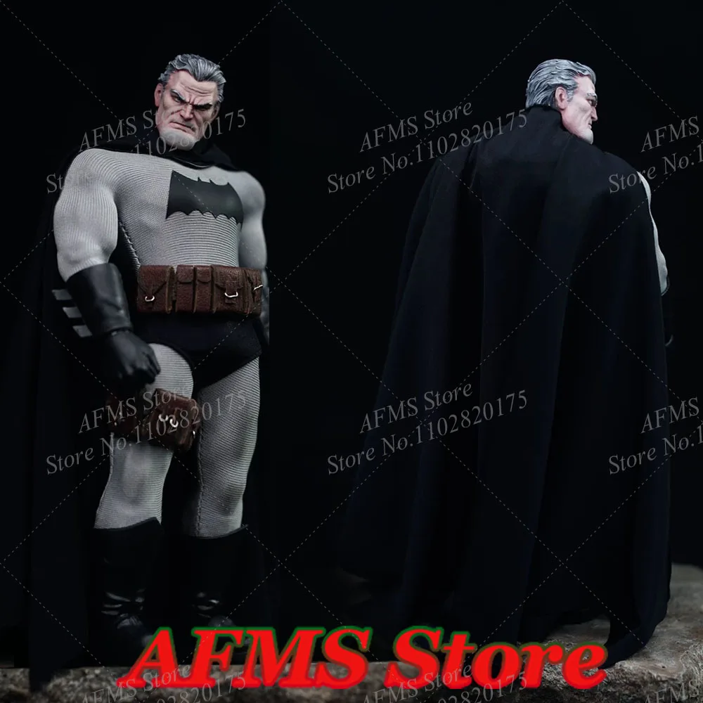 

Коллекционная фигурка в масштабе 1/12, плащ «Темный рыцарь возвращается», черная драпированная накидка, трусы, аксессуары для одежды, подходит для 6-дюймовой экшн-фигурки Mezco