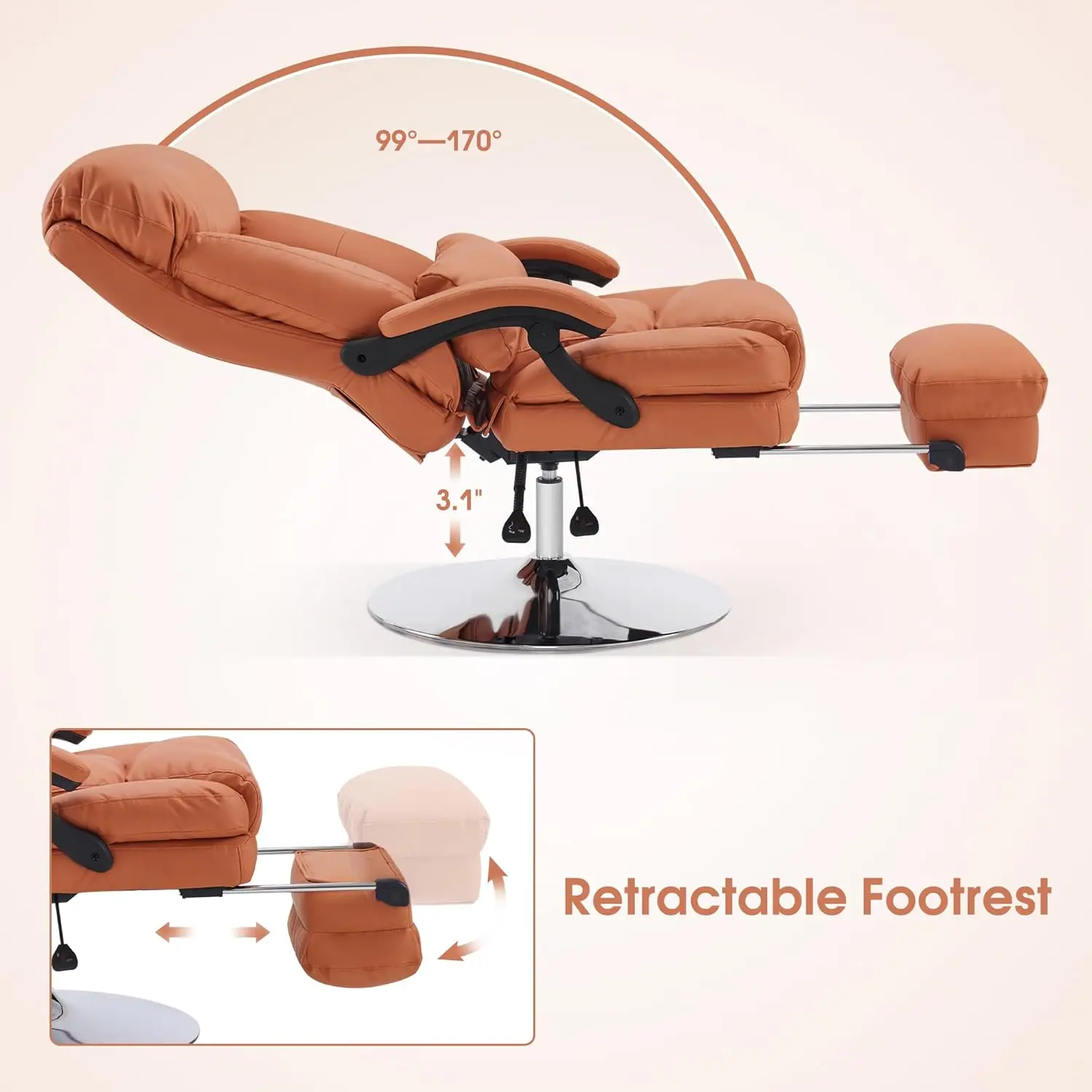 Pedicurestoel, 360° °   Roterende Lifting Facial Beauty Spa-stoel, verstelbare kunstleer Tattoo Salon Spa Schoonheidsspecialiste schoonheid